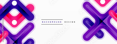 Minimal geometric background cross line. Design for wallpaper, banner, background, landing page, wall art, invitation, prints, posters