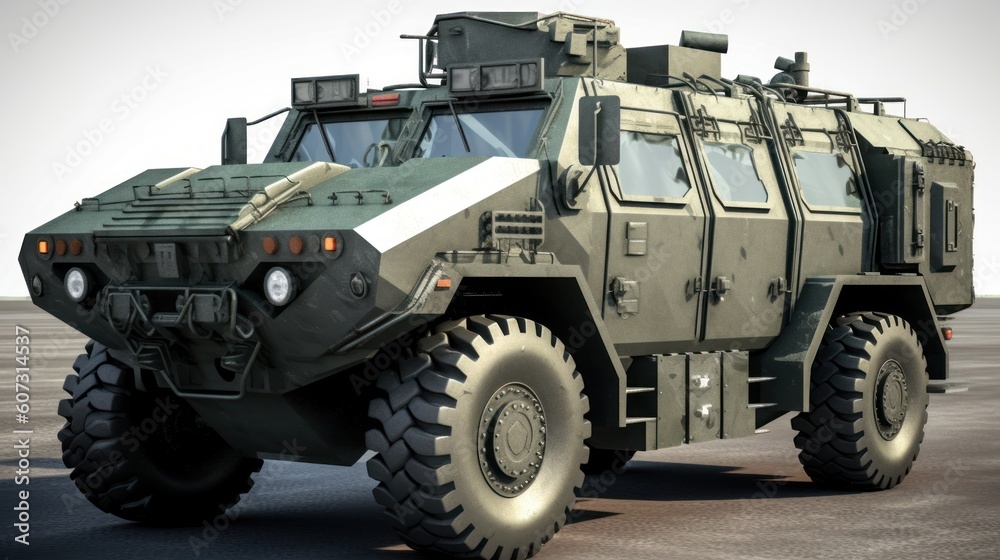 Military Armored Transport Vehicle