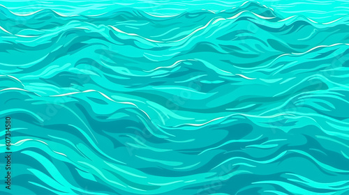 Painted background with water waves  generative AI.