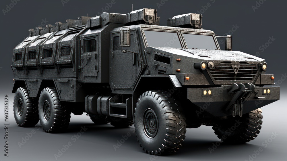 Military Armored Transport Vehicle