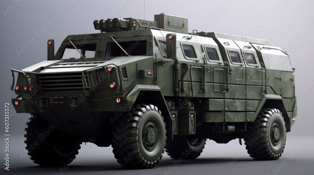 Military Armored Transport Vehicle