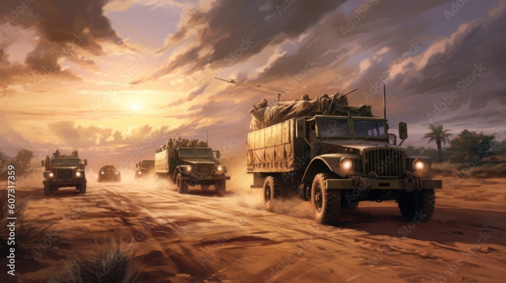 Military Cover The Convoy Game Artwork Military Cover The Convoy Game Artwork
