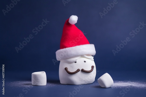 marshmallow con i baffi photo