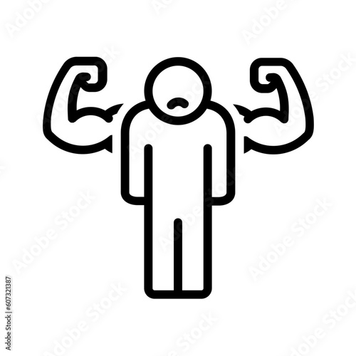 Black line icon for Underestimate