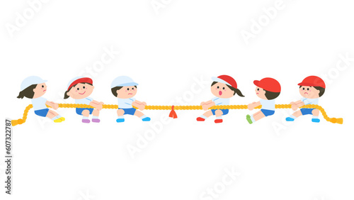 運動会競技　綱引き.