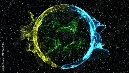 3 color sphere