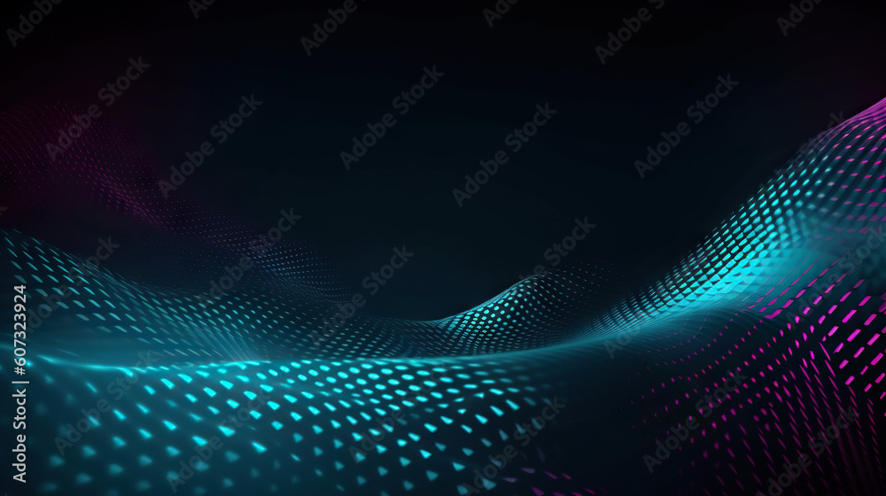 Modern digital abstract 3D background. Can be used in the description of network abilities, technological processes, digital storages, science, education, etc. Copy space. Based on Generative AI Modern digital abstract 3D background. Can be used in the description of network abilities, technological processes, digital storages, science, education, etc. Copy space. Based on Generative AI
