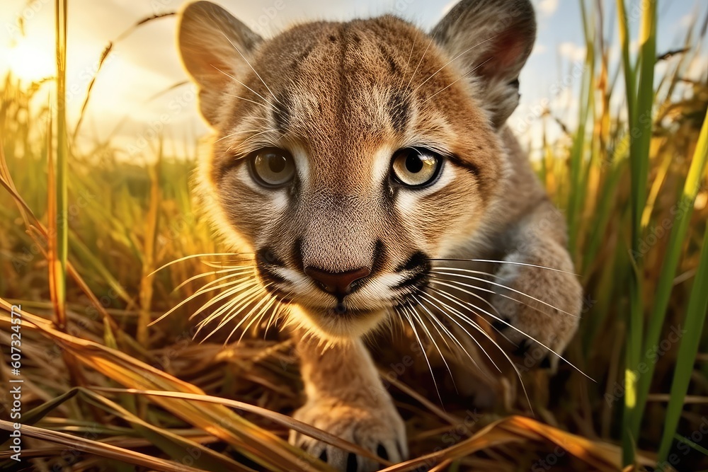 Fototapeta premium portrait of a lynx