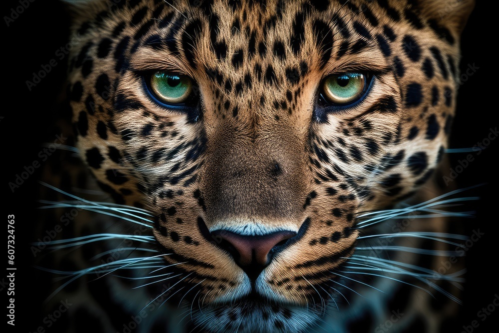 Obraz premium close up of leopard