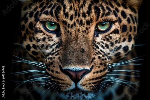 close up of leopard © Man888