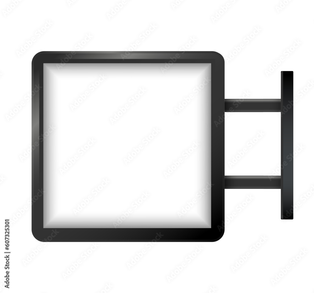 Light box. Street sign hanging mounted on the wall. Office interior.realistic outdoor advertising banner. street light box display mockup. Interior mockup. Vector Light box. Street sign hanging mounted on the wall. Office interior.realistic outdoor advertising banner. street light box display mockup. Interior mockup. Vector