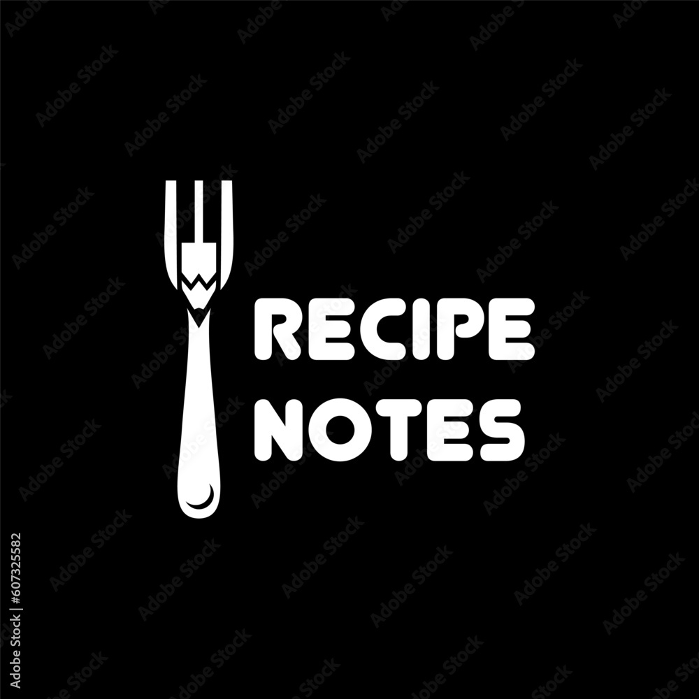 Fork and Pencil for Food Resume Writer Blog or Restaurant Recipe Logo Fork and Pencil for Food Resume Writer Blog or Restaurant Recipe Logo