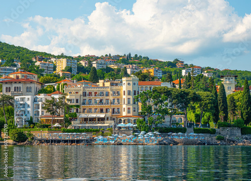 Opatija, Kvarner Bucht, Blick vom Meer