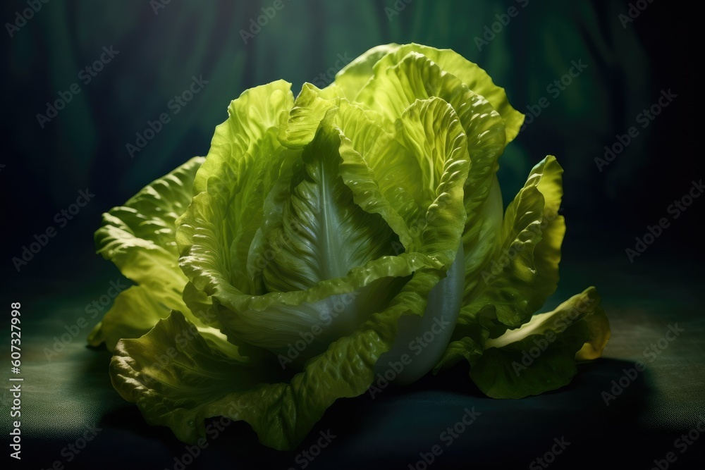 Obraz premium Garden's Bounty Romaine Lettuce