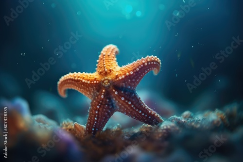 Serene Ocean Life of a Starfish © Arthur