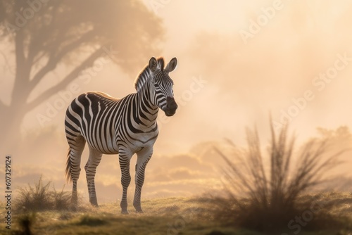 Zebra in their Habitat