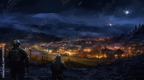 Military Game Artwork at Night © Damian Sobczyk