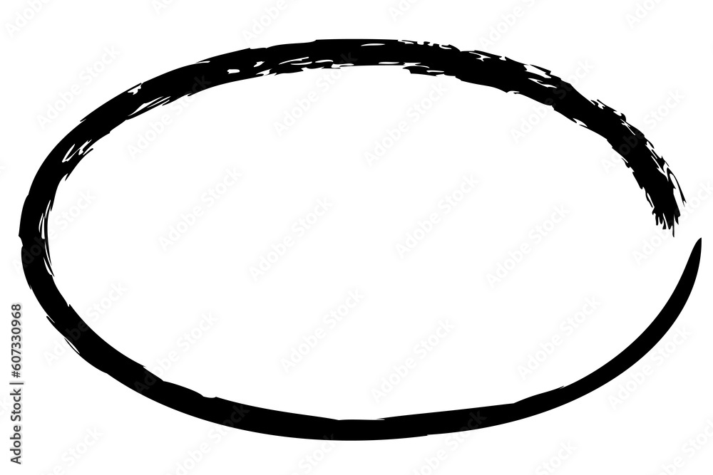 vector simple oval frame from black crayon, at white background
vector simple oval frame from black crayon, at white background