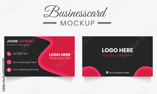 Set of modern business card print templates. 
Modern and creative  visiting card template, corporate business card layout. clean vector design