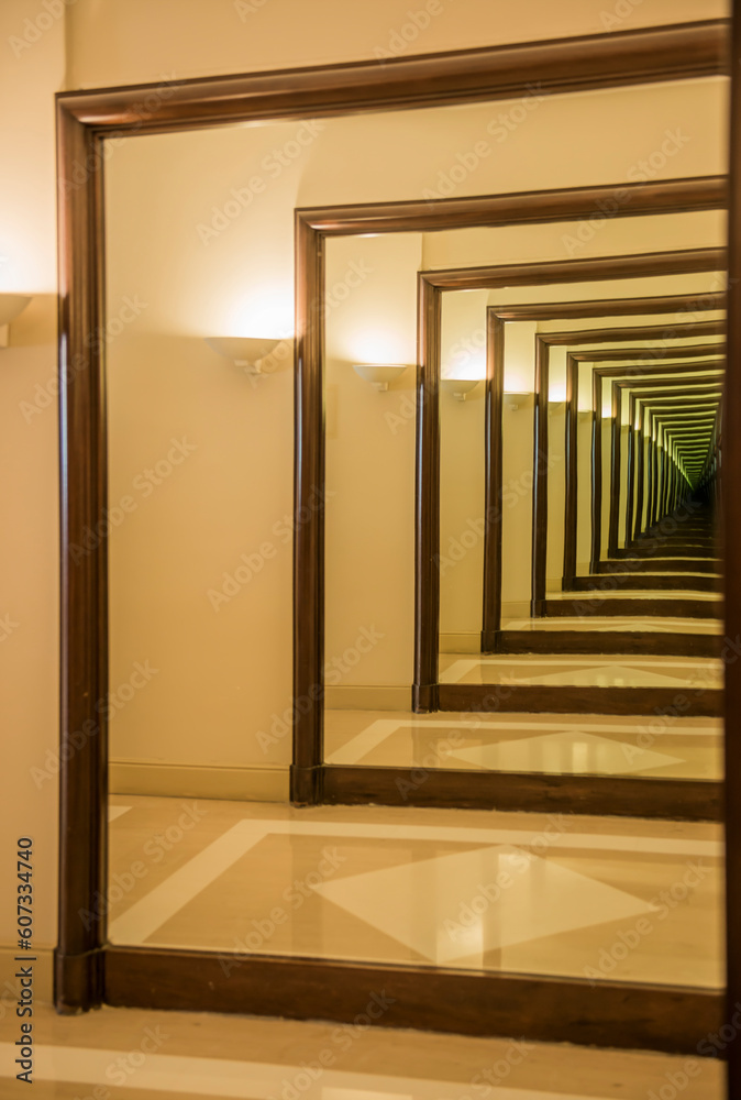 custom made wallpaper toronto digitalMirror in a Mirror in Cannes, Provence-Alpes-Côte d'Azur, France.