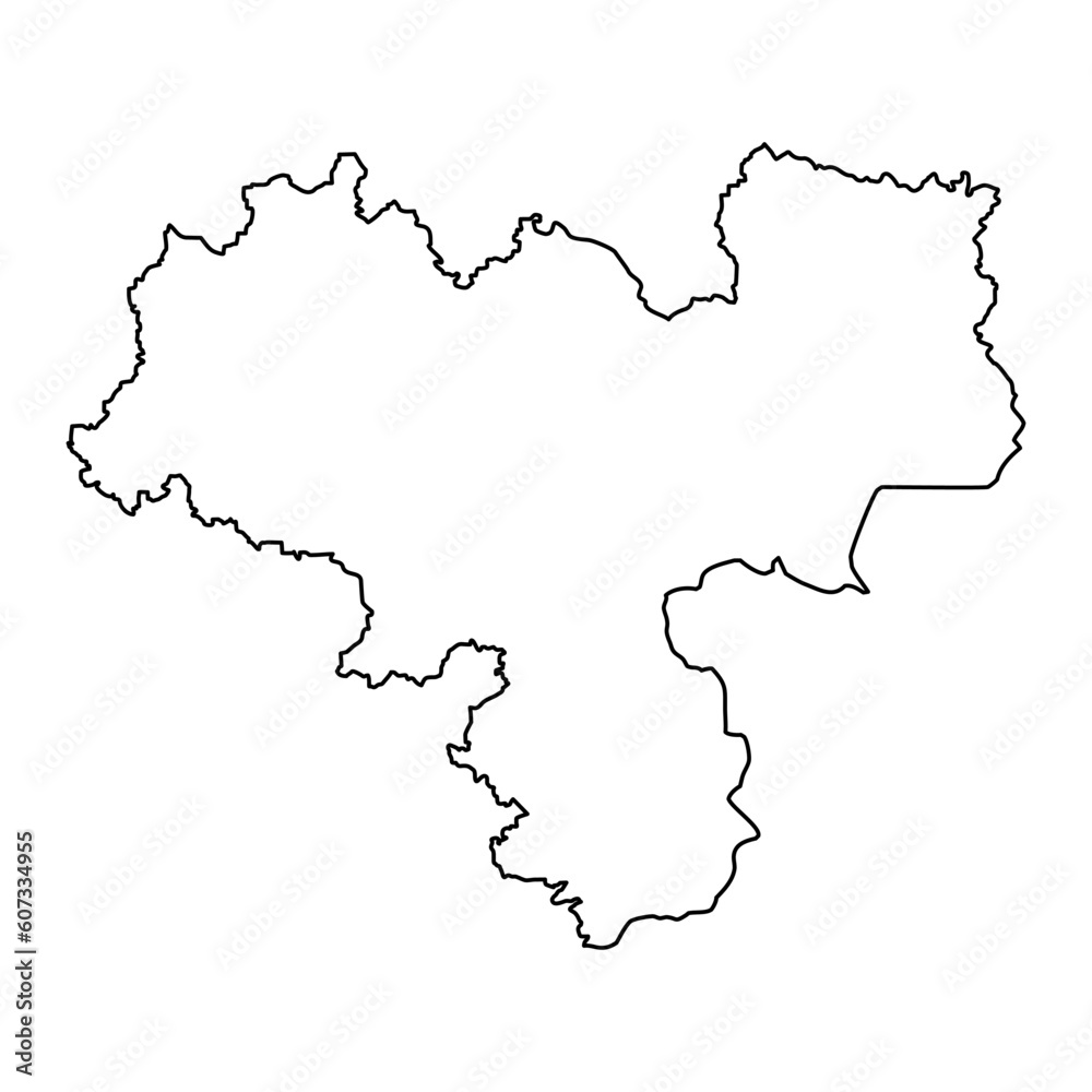 Haskovo Province map, province of Bulgaria. Vector illustration.