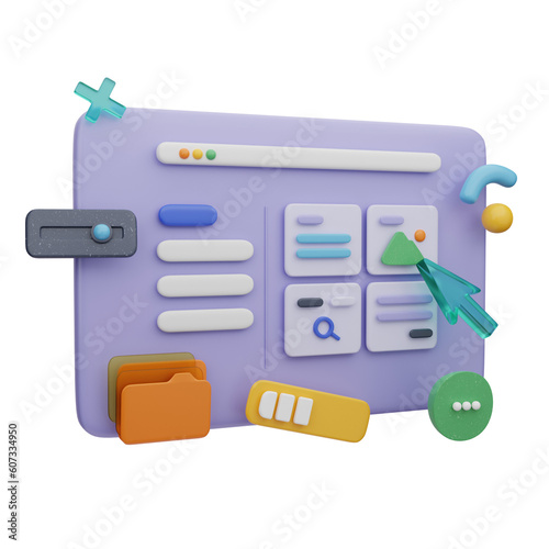Web 3D Illustration
