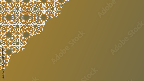 Colorful Pattern Islamic Background