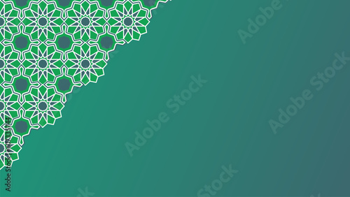 Colorful Pattern Islamic Background