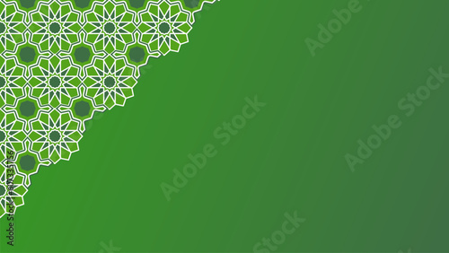 Colorful Pattern Islamic Background