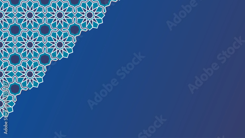 Colorful Pattern Islamic Background