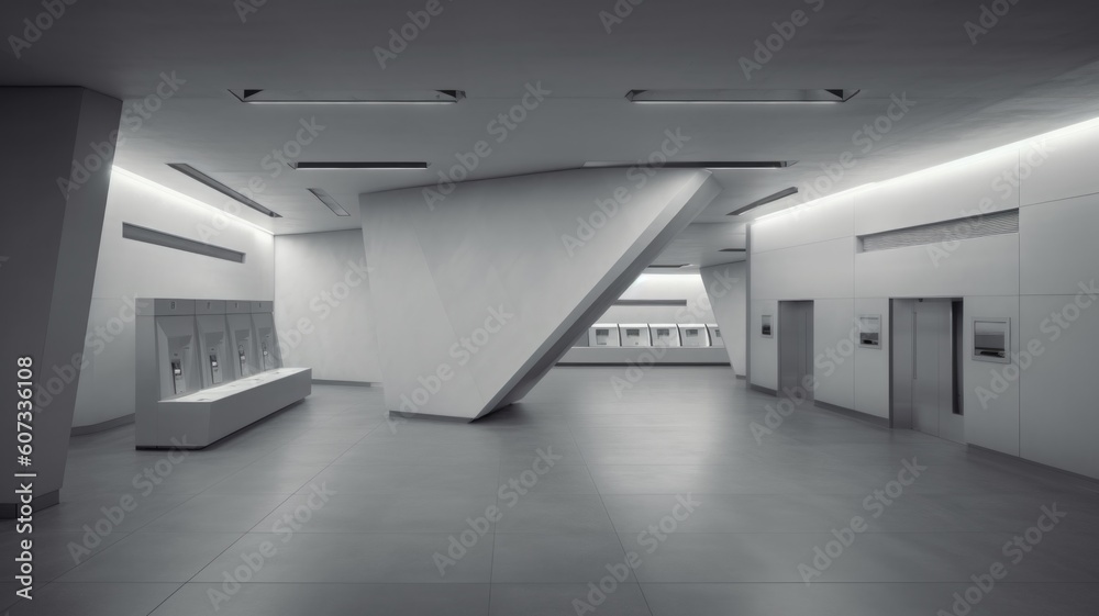 Contemporary and understated interior design. Created with generative ai technology. Contemporary and understated interior design. Created with generative ai technology.