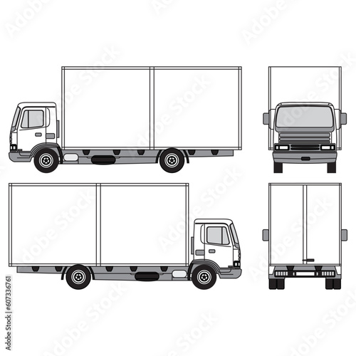 truck car outline, part 51.