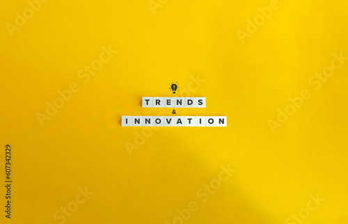 Trends and Innovation Banner and Concept. High Resolution Image. 

 photo