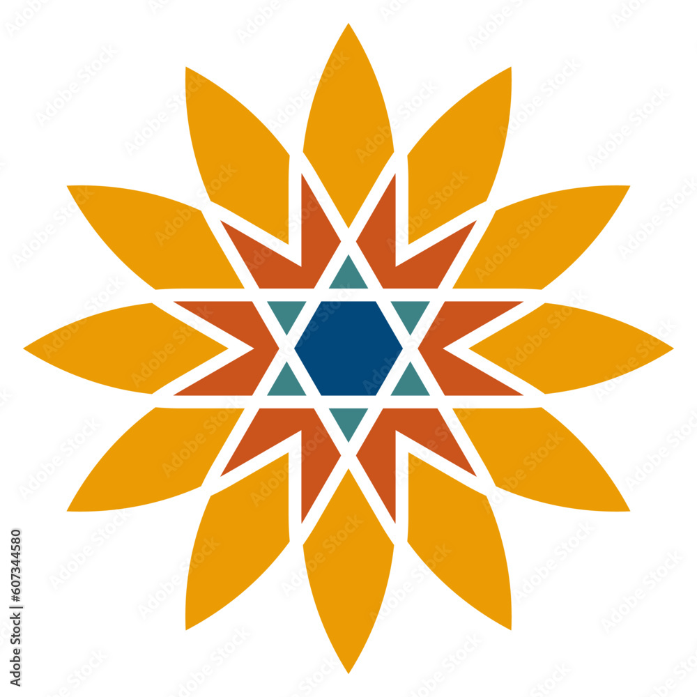 Obraz premium Colorful Islamic Pattern