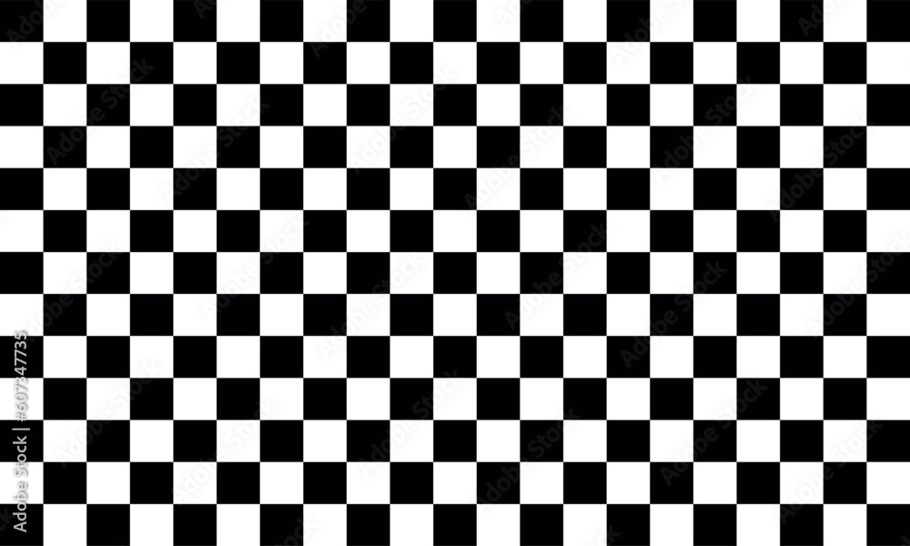 Black and white chess background. Seamless black and white square Eps 10.