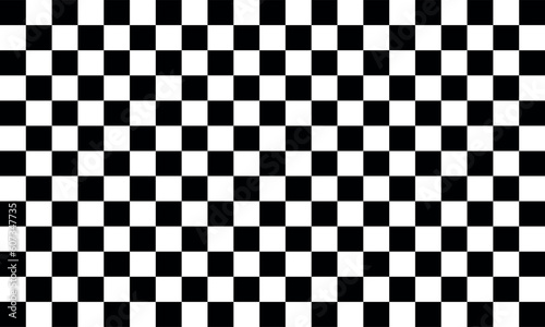 Black and white chess background. Seamless black and white square Eps 10.