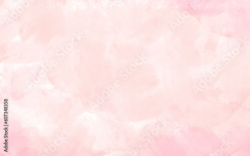 light pastel pink Watercolor background brush texture