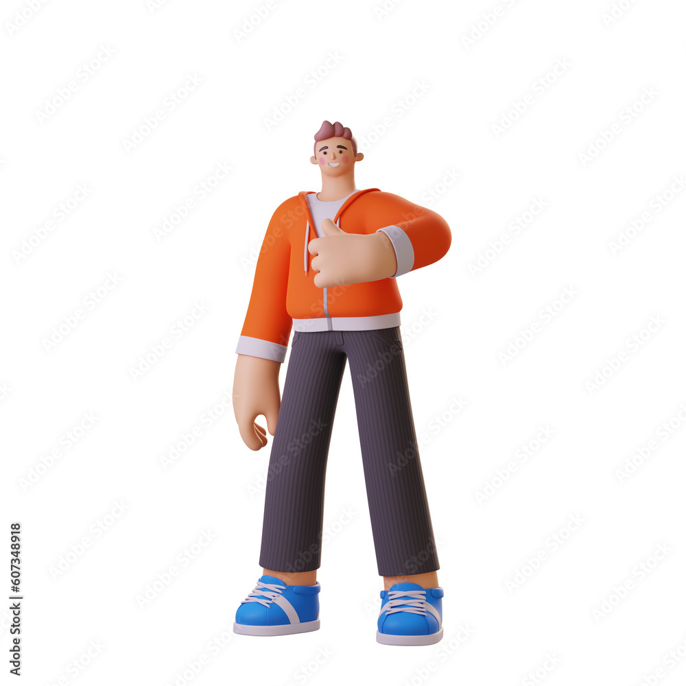 3D Character Illustration Like 3D Character Illustration Like