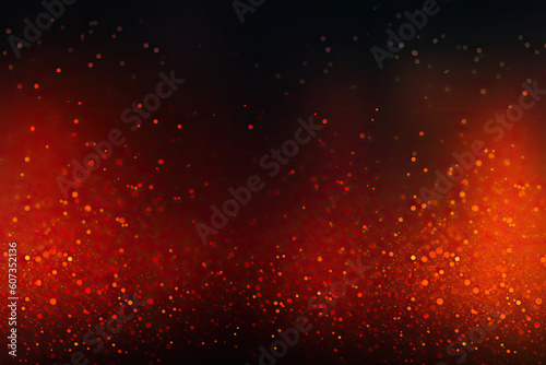 Dark Colour Gradient, Orange and Red Abstract Background, Sparkling, Light Flares – Generative AI