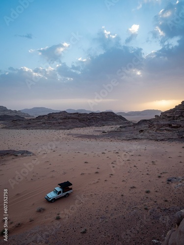 Bedouin pickup in Wadi Rum desert