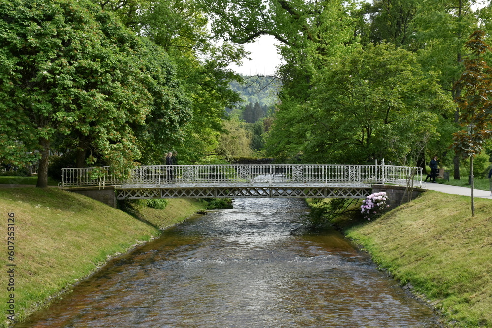 Frühling im Kurpark von Baden-Baden