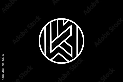 luxury letter k logo vector premium template