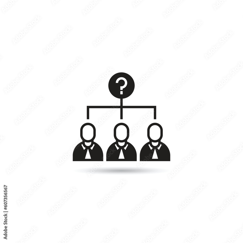 problem solving icon on white background problem solving icon on white background