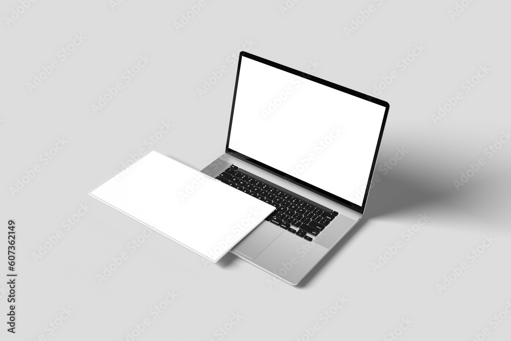 Website UI Laptop and Screen Mockup for showcasing your UI design to clients Website UI Laptop and Screen Mockup for showcasing your UI design to clients