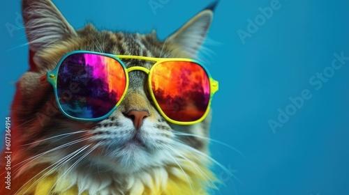 Cool cat with sunglasses © ZEKINDIGITAL