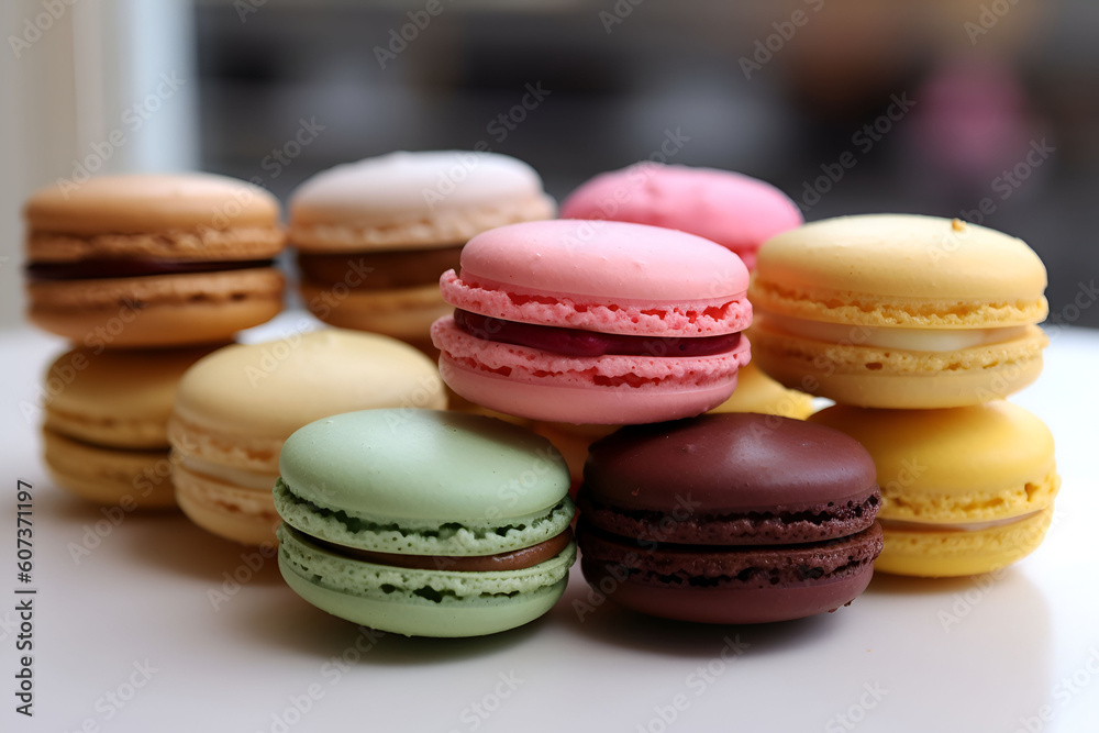macarones sul tavolo macarones sul tavolo
