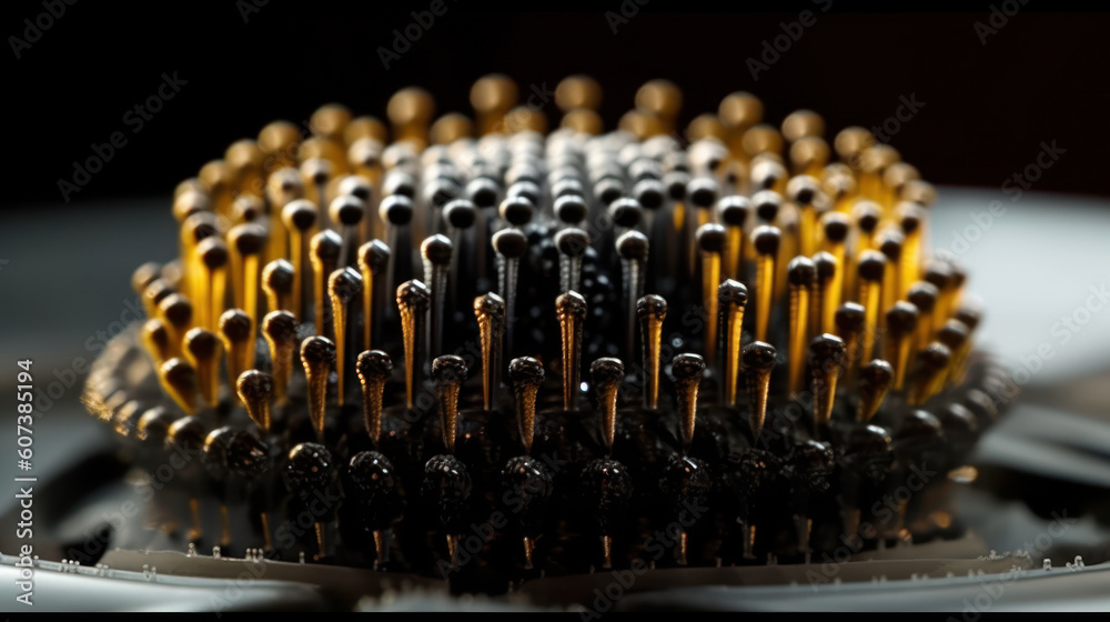 Magnetic Mimesis: Ferrofluid Emulating Biogenic Structures. Generative AI Magnetic Mimesis: Ferrofluid Emulating Biogenic Structures. Generative AI