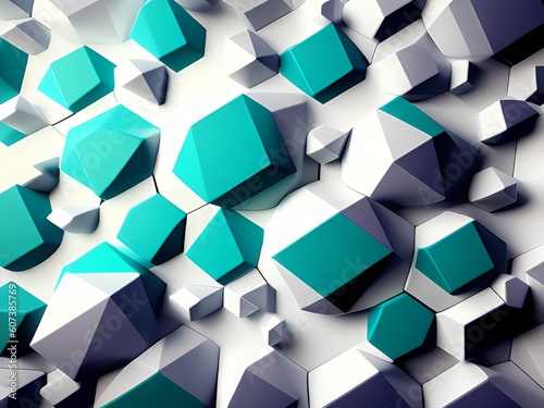 3d illustration, abstract pattern background