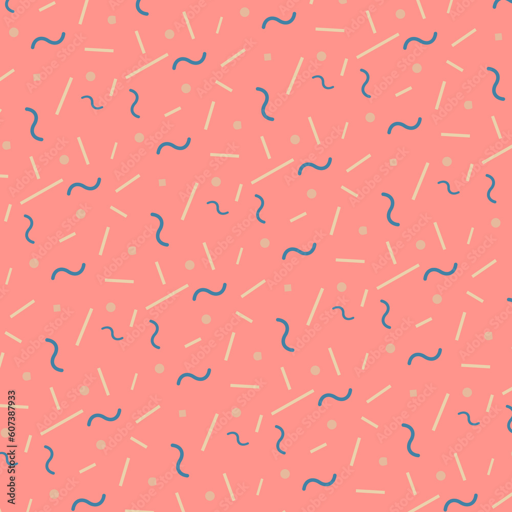 Design for book, notebook and calendar covers. high quality textile design. various geometric shapes for fabricated products