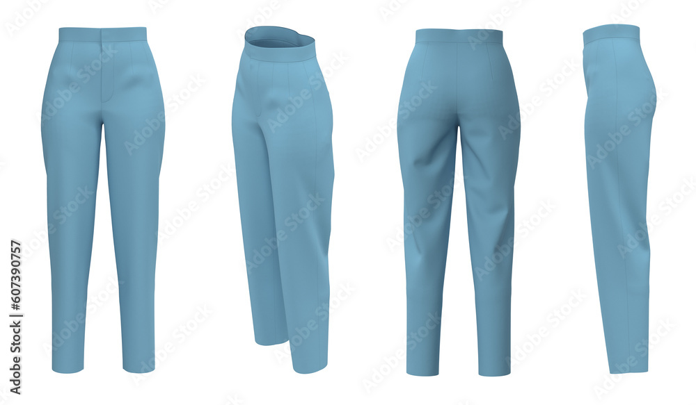 Light Blue Woman Pants Light Blue Woman Pants